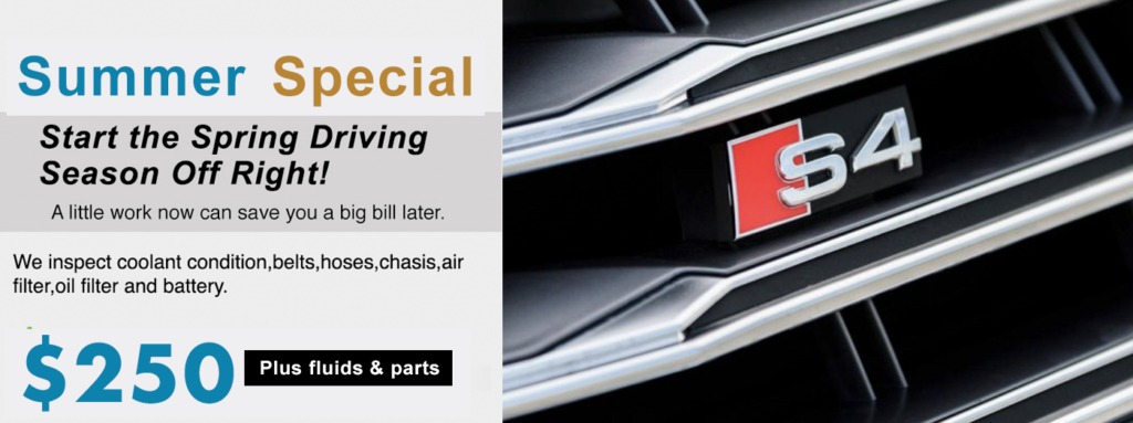 Special savings offer on Audi scheduled maintenance and service in NYC, Manhattan and the tristate area. We are the #1 dealer alternative for Audi service, maintenance and repairs in NYC, Manhattan. Looking for a great independent Audi dealer alternative in NYC? Call us for really good Audi mechanic service in NYC. 212.838.8888